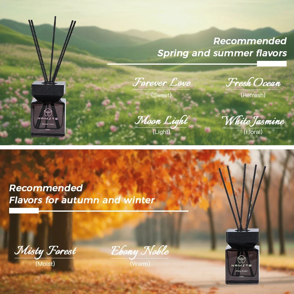 100ML Aromatherapy Oil Reed Diffuser Sticks