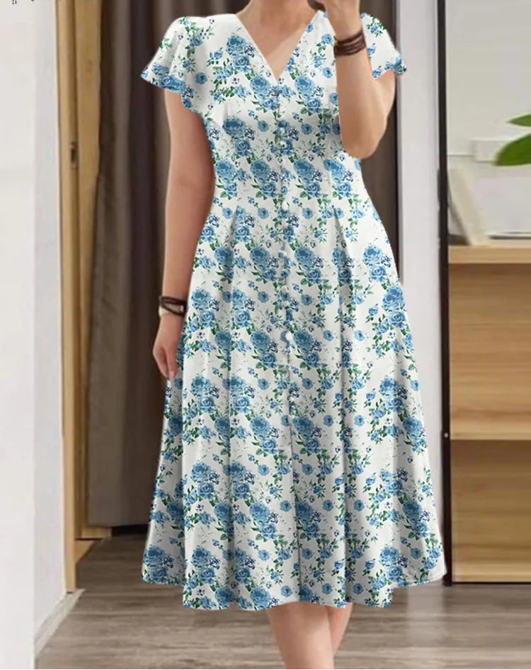 Elegant Floral Dress