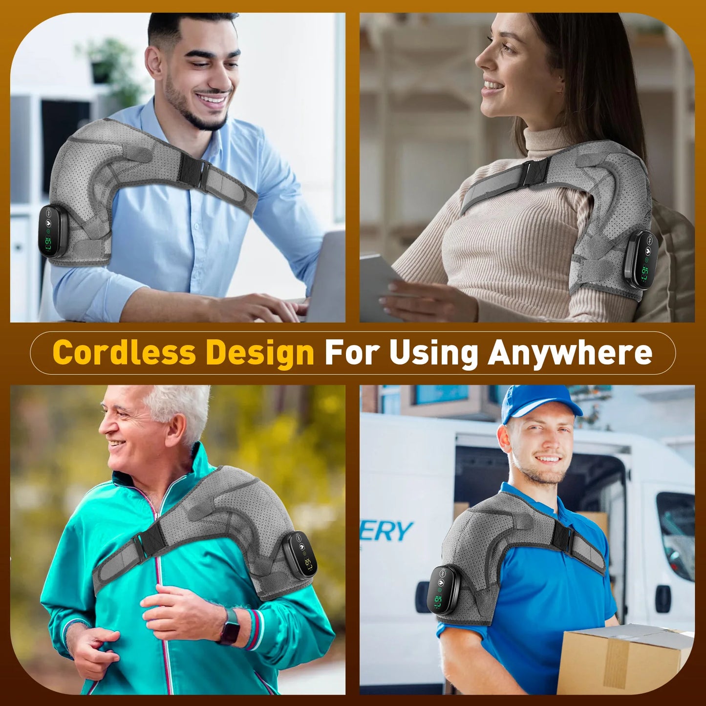 Multifunctional Neck, Back & Waist Massager Belt