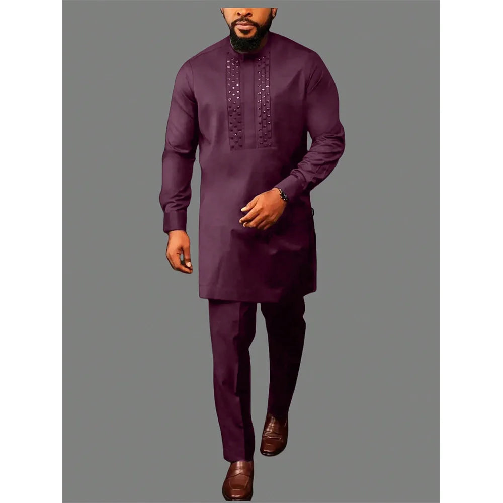 African Traditional Fashionable Men's Suit
