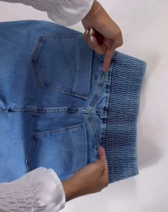 Casual Female High Waist Jeans
