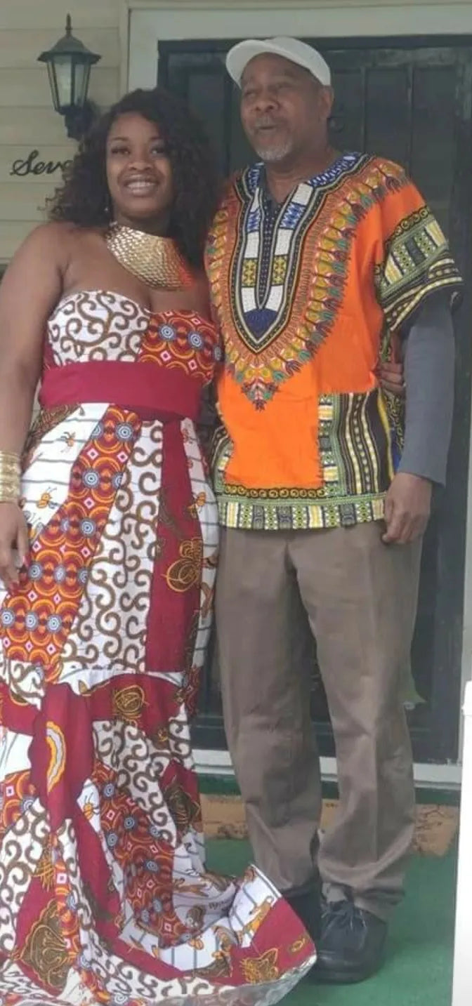 Traditional African Dashiki Cotton Unisex Shirt