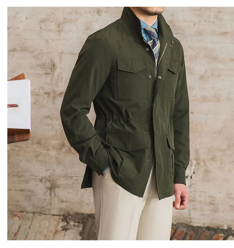 Retro Hunting Men's  Waterproof Jacket