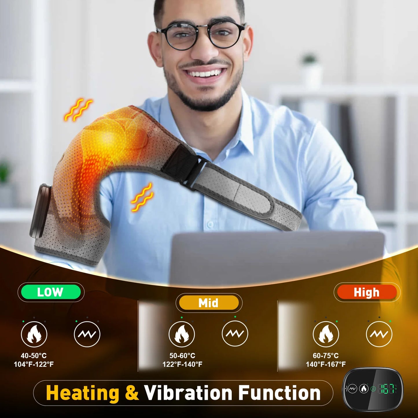 Multifunctional Neck, Back & Waist Massager Belt
