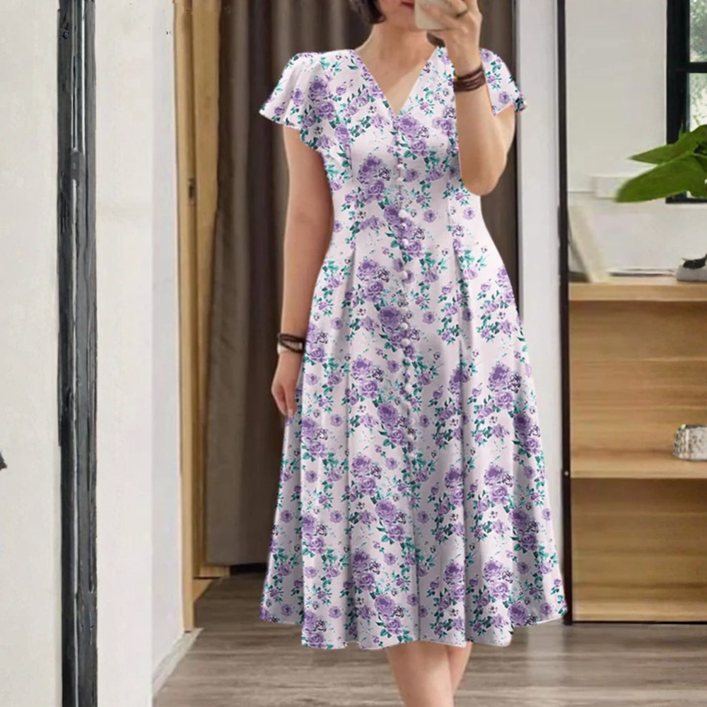 Elegant Floral Dress