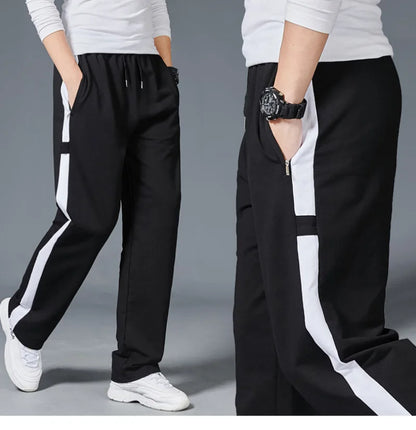 Loose Sport Running Stripe Men's Sweatpants
