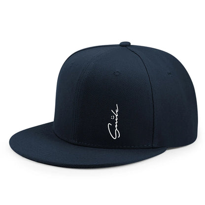 Unisex Woven Flat Brim Sun Hat