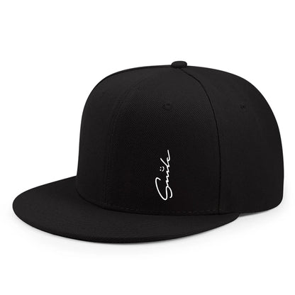 Unisex Woven Flat Brim Sun Hat