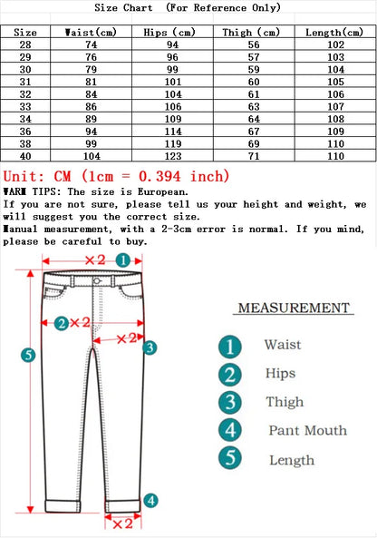 Men's Fashion Business Jeans