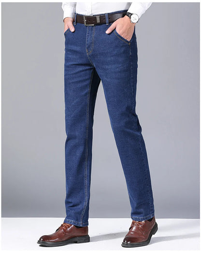 Classic Style Casual Stretch Slim Jean Pants