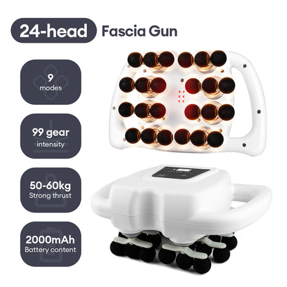 24-Head Fascia Gun Body Massager