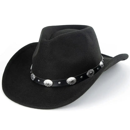 Unisex Western Wide Brim Fedoras Hat