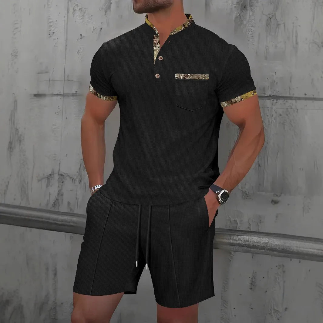 Smmer Waffle Two-Piece Sets