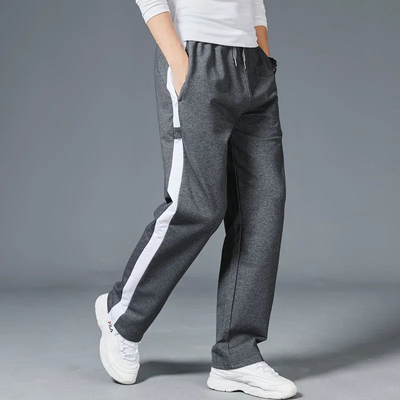 Loose Sport Running Stripe Men's Sweatpants