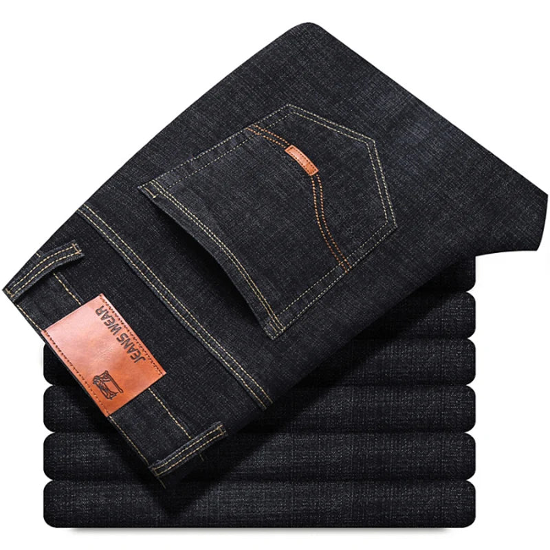 Classic Style Casual Stretch Slim Jean Pants