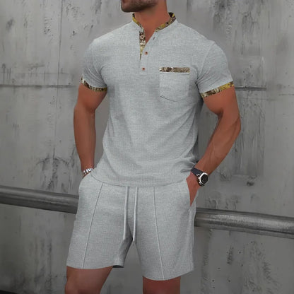 Smmer Waffle Two-Piece Sets