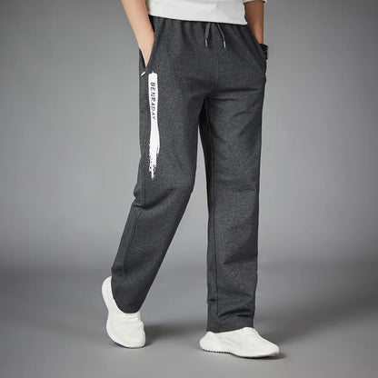 Loose Sport Running Stripe Men's Sweatpants