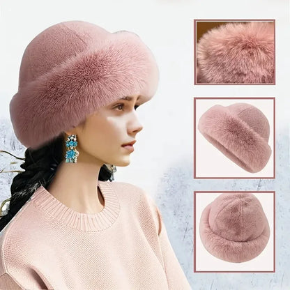 Winter Warm Furry Gloves Scarf Hat Set