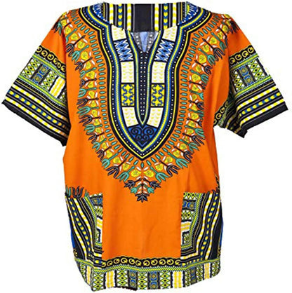 Traditional African Dashiki Cotton Unisex Shirt