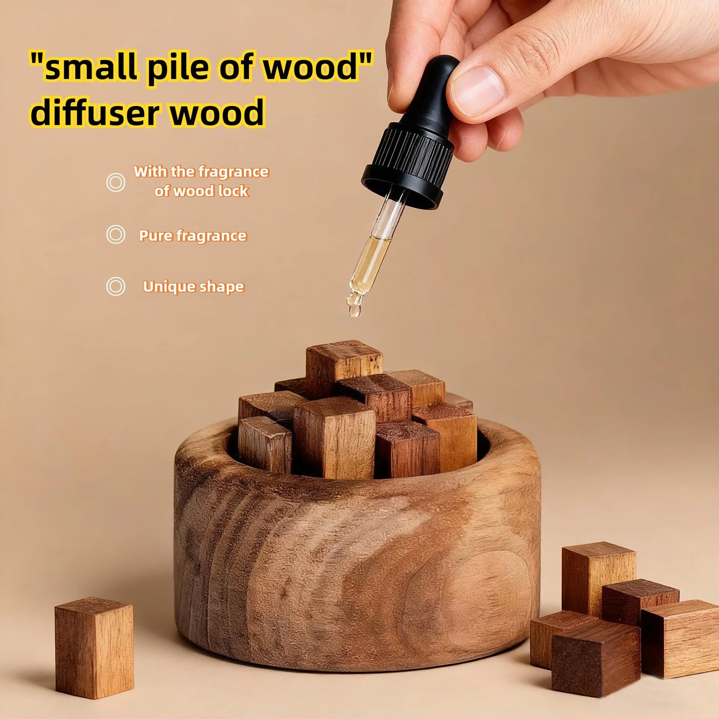 Essential Oil Wood Aroma Diffuser