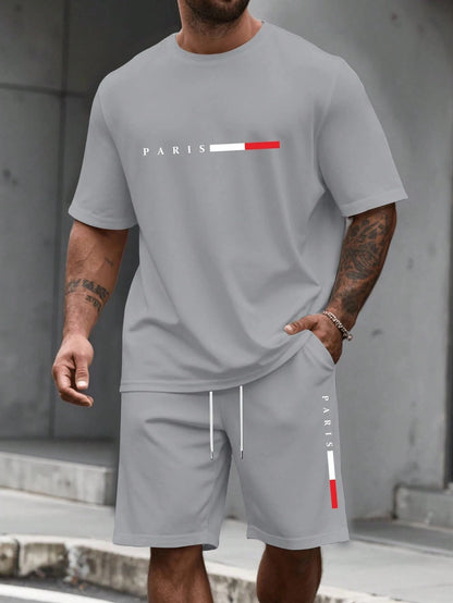 Men's 2 Piece O-neck Tracksuit