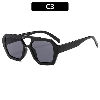 Square Double Bridges Women's Sunglasses