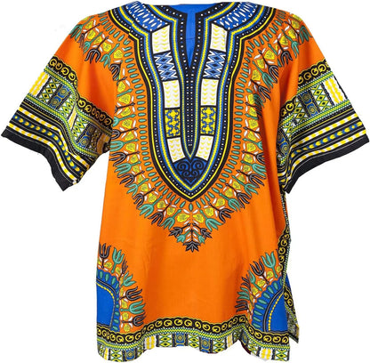 Traditional African Dashiki Cotton Unisex Shirt