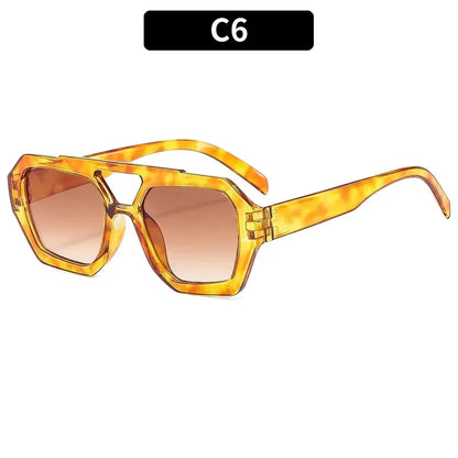 Square Double Bridges Women's Sunglasses