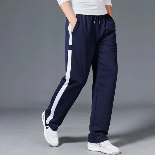 Loose Sport Running Stripe Men's Sweatpants