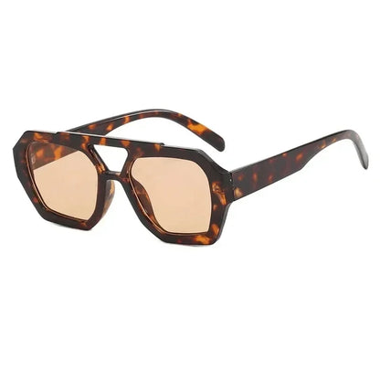 Square Double Bridges Women's Sunglasses