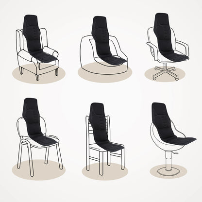 Vibrating Full Body Back Massager Chair