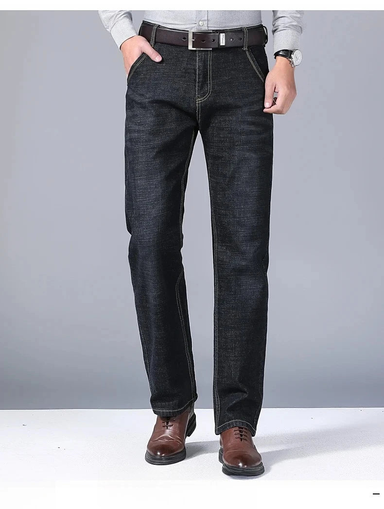 Classic Style Casual Stretch Slim Jean Pants