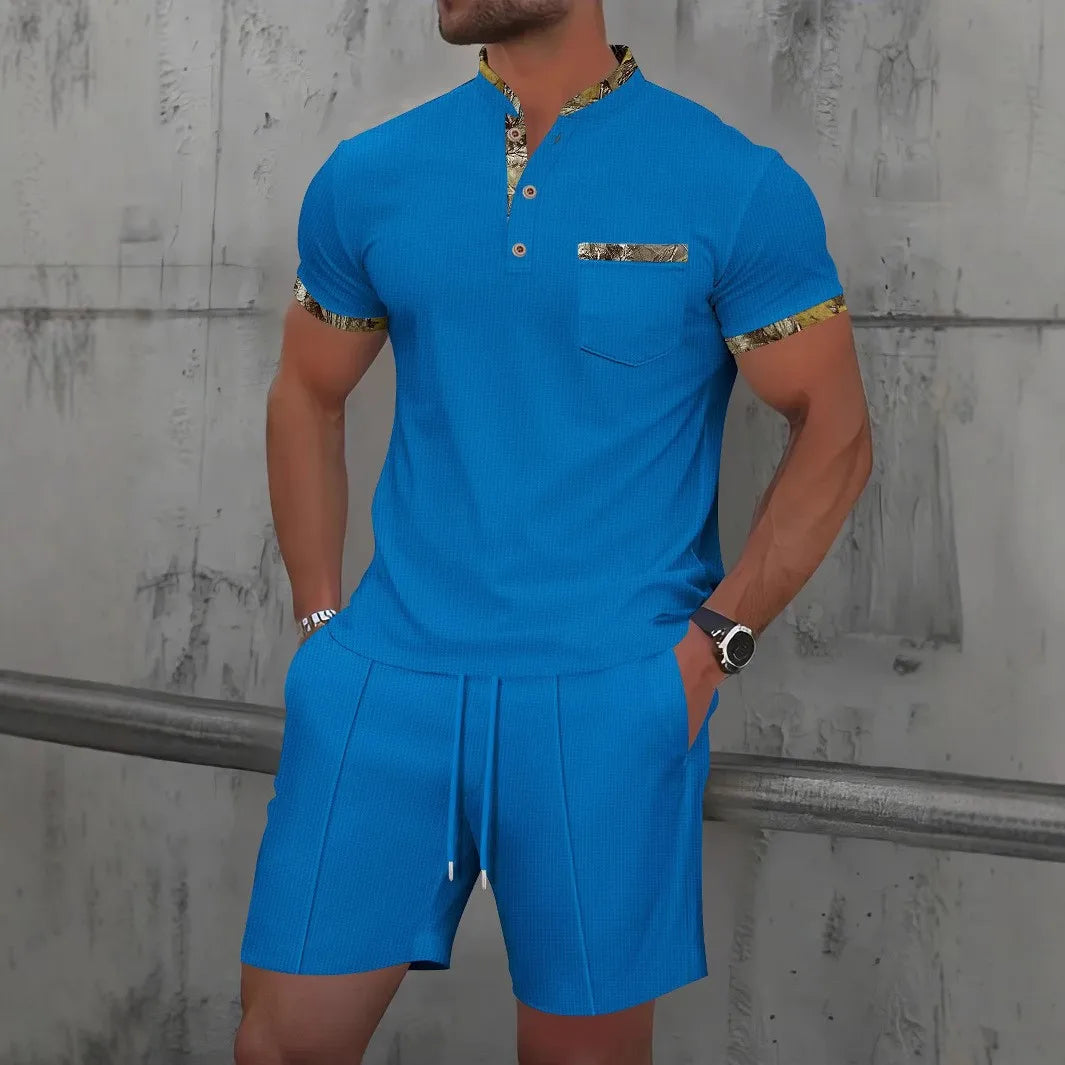 Smmer Waffle Two-Piece Sets