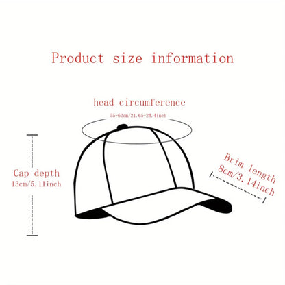 Unisex Woven Flat Brim Sun Hat