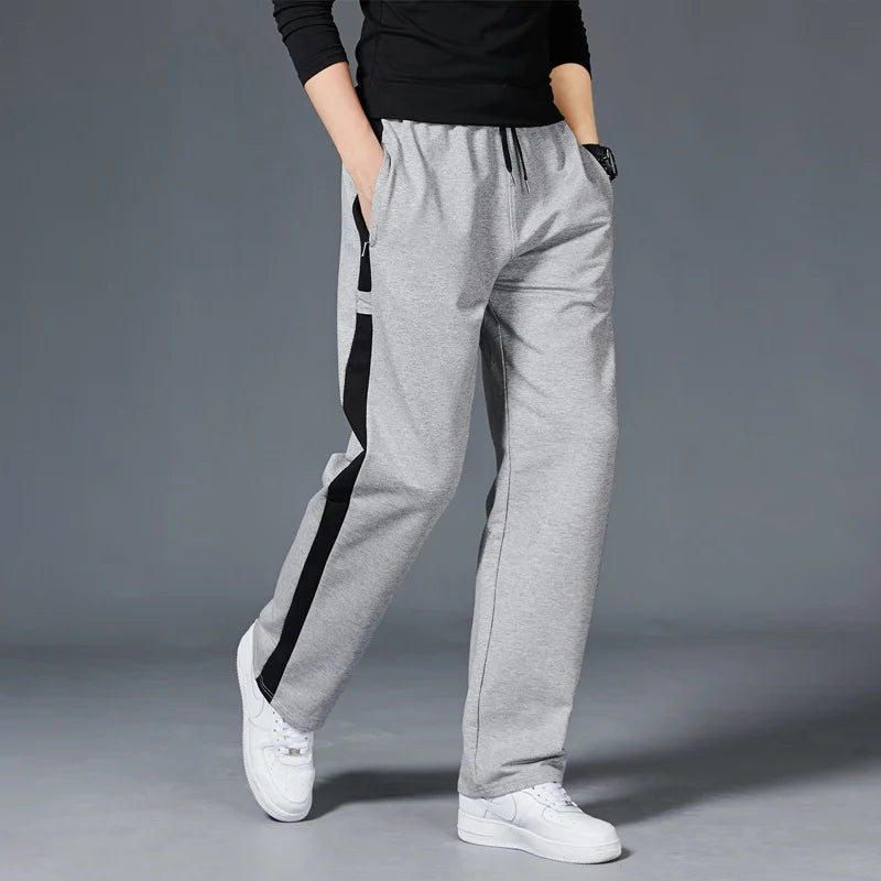 Loose Sport Running Stripe Men's Sweatpants