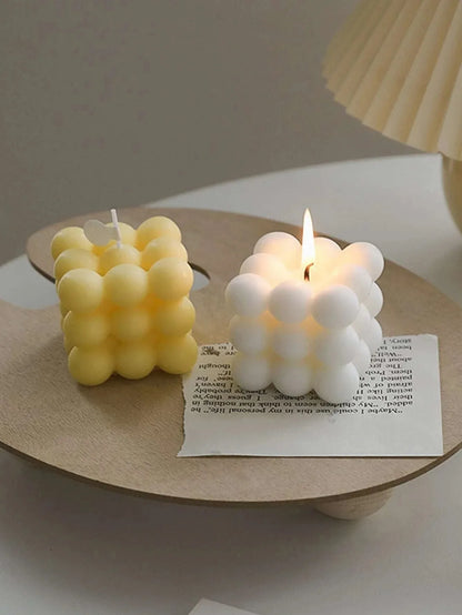 Ball-Shaped Soy Wax Magic Cube Aromatherapy Candle