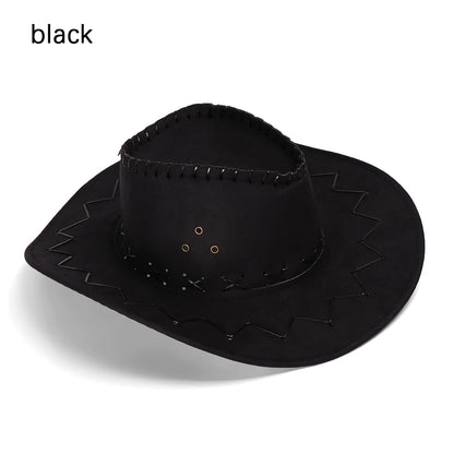 Unisex Western Wide Brim Fedoras Hat