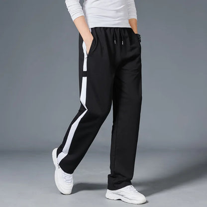 Loose Sport Running Stripe Men's Sweatpants