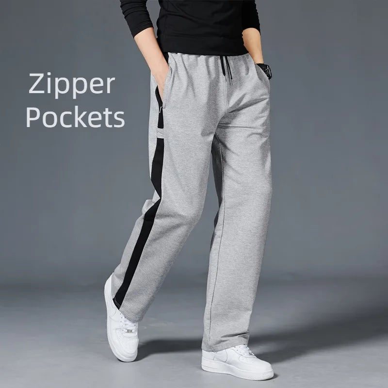 Loose Sport Running Stripe Men's Sweatpants