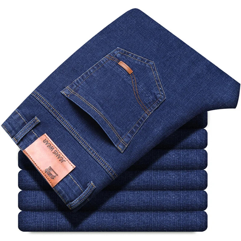 Classic Style Casual Stretch Slim Jean Pants