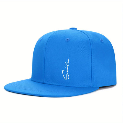 Unisex Woven Flat Brim Sun Hat