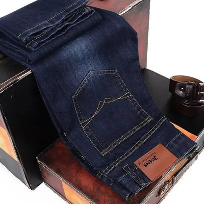 Classic Style Casual Stretch Slim Jean Pants