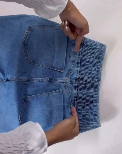 Casual Female High Waist Jeans